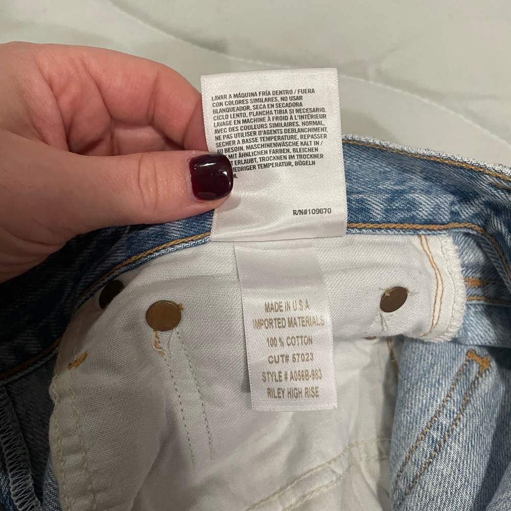 Agolde Riley High Rise Jeans - Picture 5 of 5